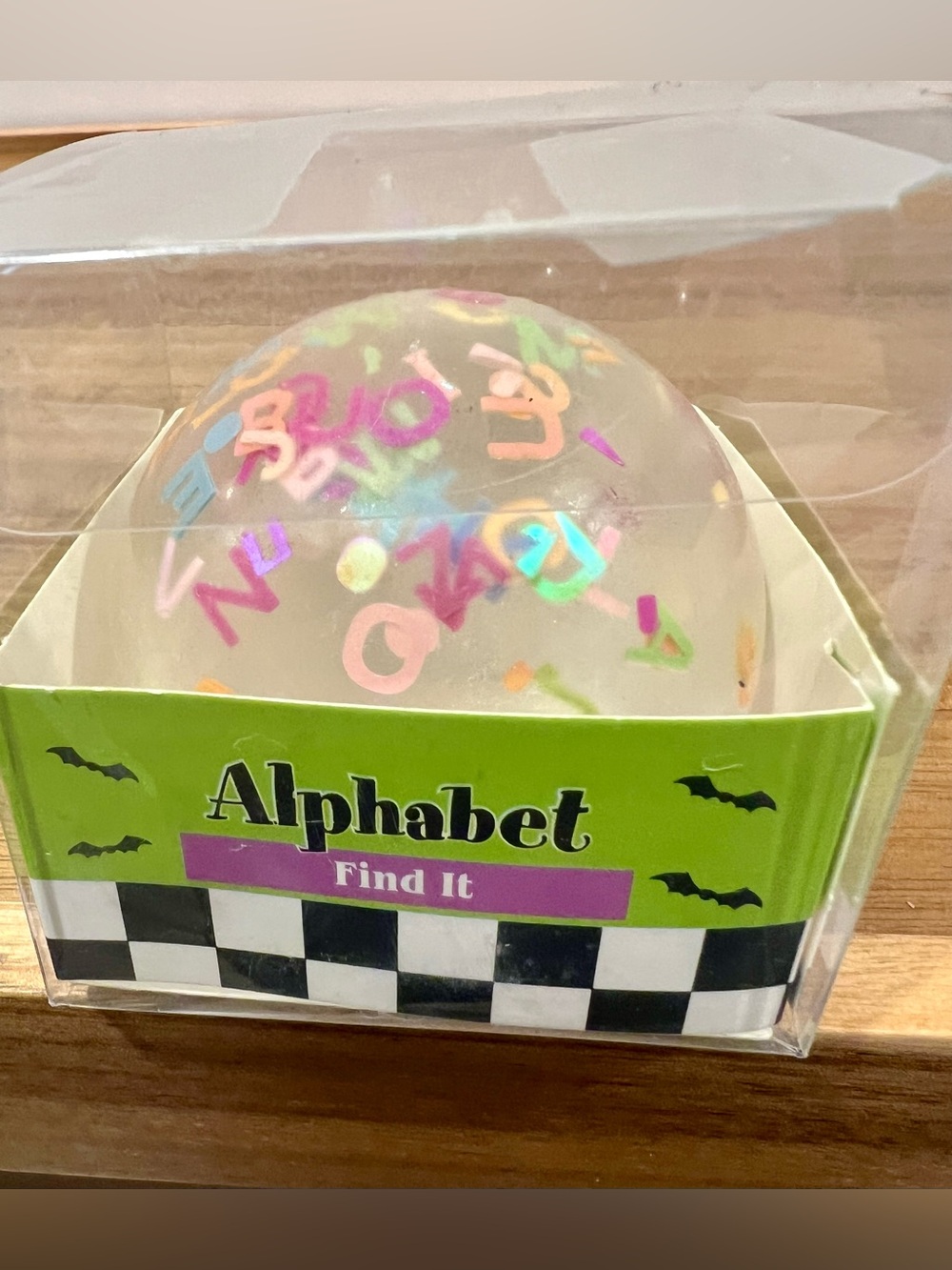 🎯 Alphabet Find It Clear Sugar Squish Ball 🌟 - Picture 4 of 4